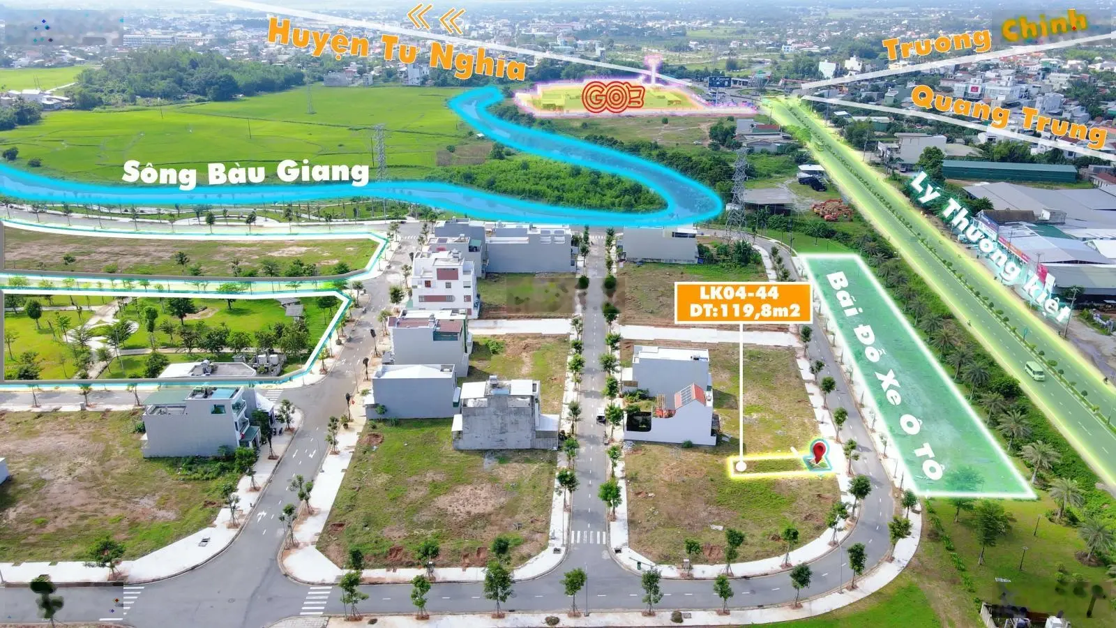 Lô mặt tiền đường lý thường kiệt_kđt phú mỹ giá đầu tư