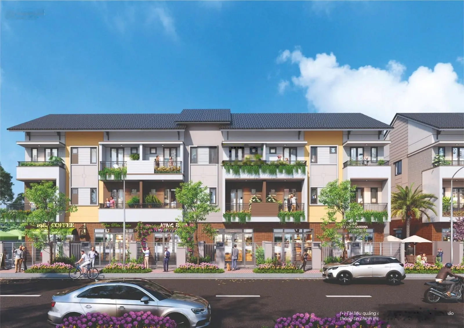 Duy nhất căn ngoại giao The Greenery, 75m xẻ khe cực đẹp, view trường học, chỉ 5,1 tỷ, TT tiến độ