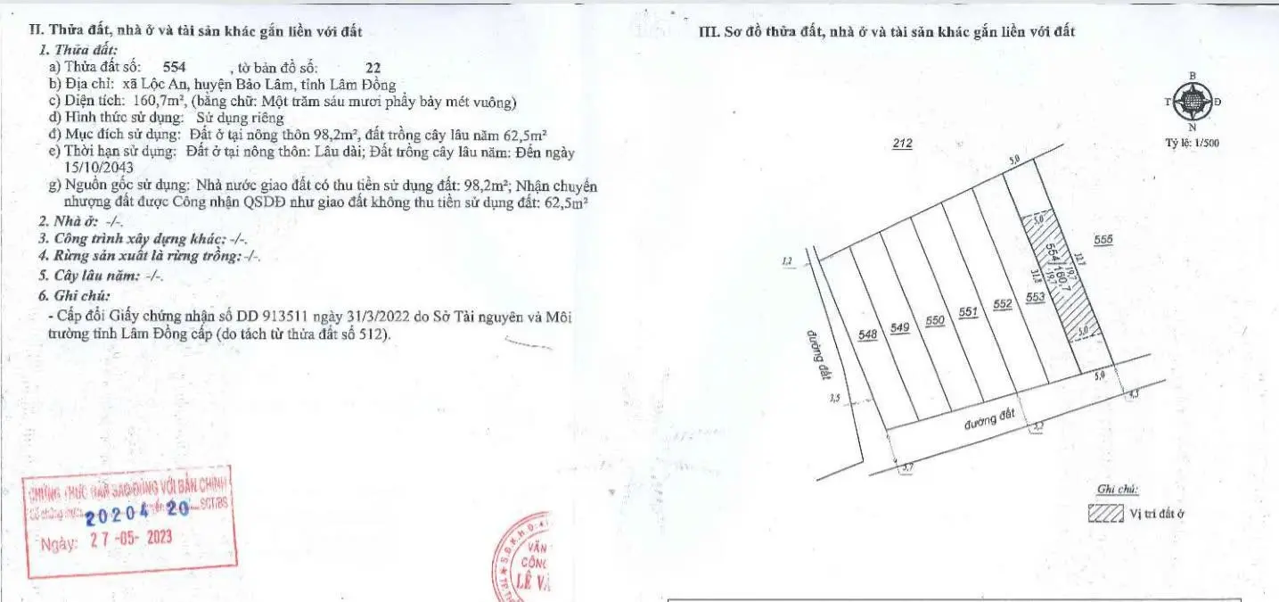 (Phát Mại) 4 lô đất liền kề - Lộc An - Bảo Lâm