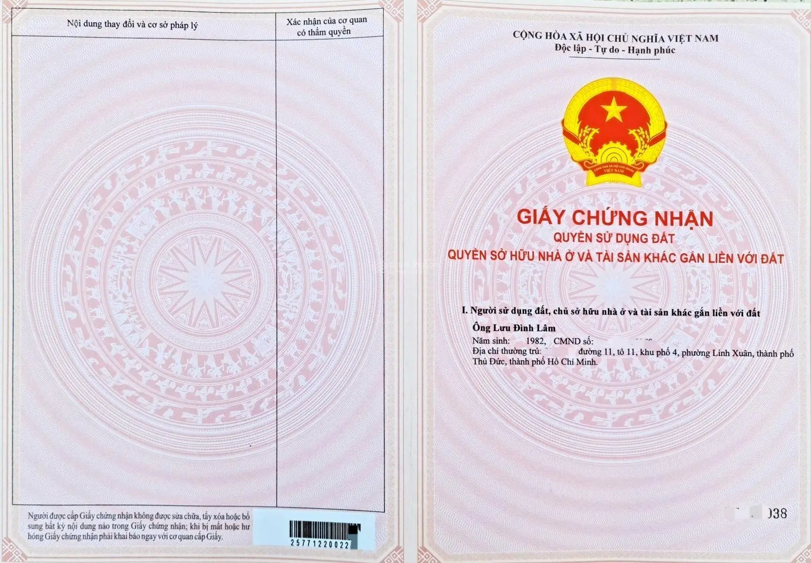Đất KDC đẹp nhất Tương Bình Hiệp, 203,6m2 thổ cư 100% - sẵn sổ giá chỉ 2,83 tỷ MT nhựa 7m vỉa hè 5m