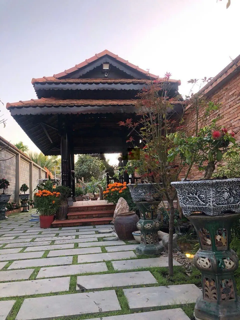 Vỡ nợ. Hạ 2 tỷ. Bán nhà vườn mặt tiền Phan Bội Châu TDM. Giá 3ty7