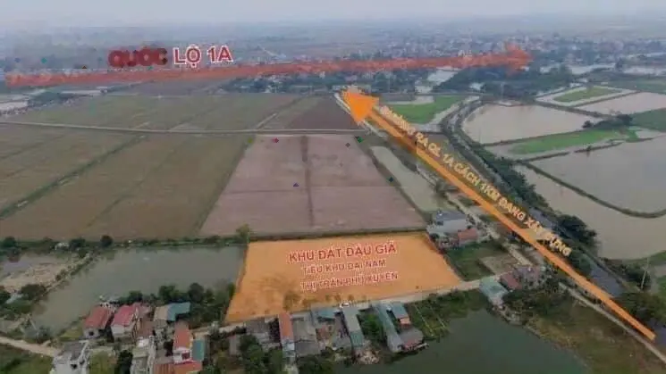 Bán đất thị trấn Phú Xuyên, khu đấu giá Ao Bà Trường tiểu khu Đại Nam Phú Xuyên