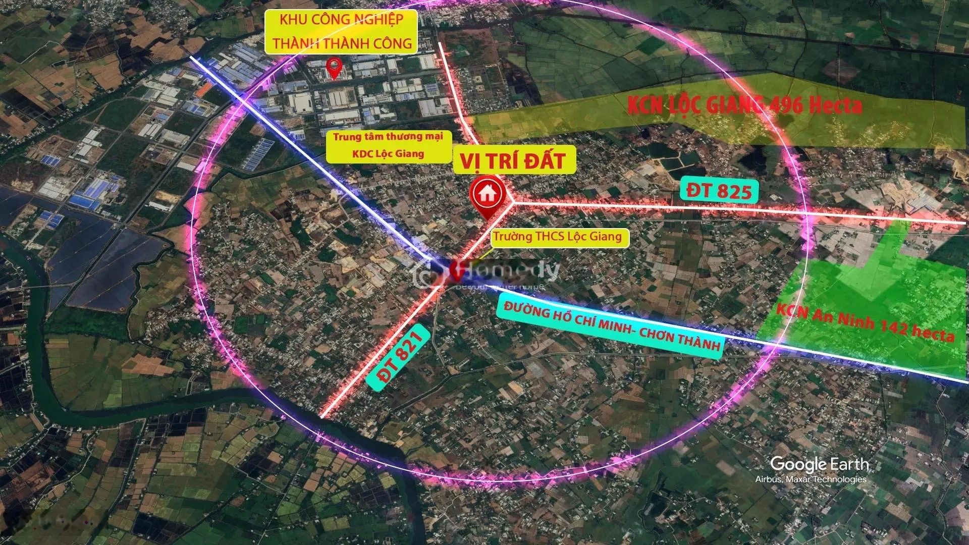 Nhà mặt tiền ĐT 821 rộng 761 m2 thổ cư, trung tâm chợ, liền kề 2 KCN Đức Hòa, Long An