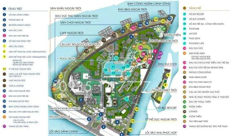 Căn hộ resort cho người trẻ độc thân ngay tại Quận 2 - Đảo Kim Cương - Diamond Island