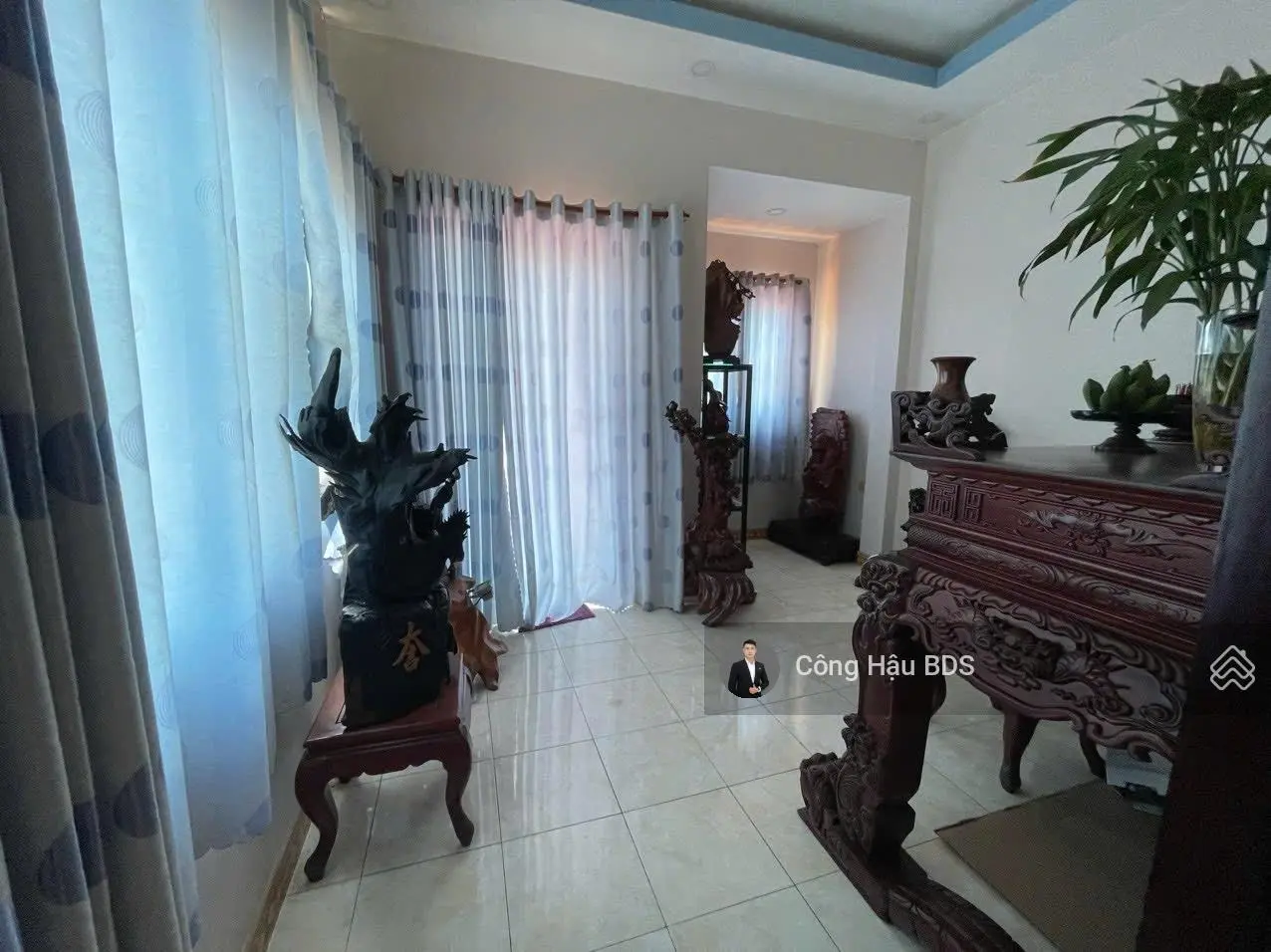 Nhà Lầu Trệt- Sổ Hoàn Công. DT: 106M2. (4x 26.5M). Đường nhựa 5M Thông. Cách QL 1K chỉ 100M.