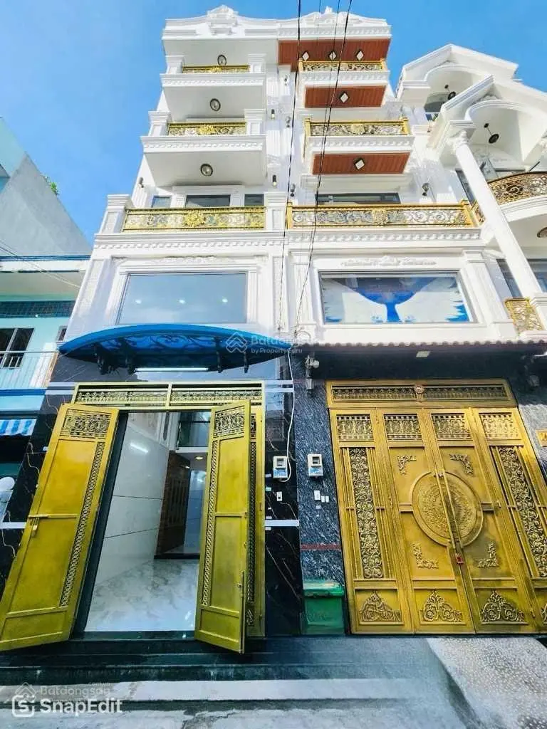 Nhà bán, Quận Bình Tân, vip thông, Hương Lộ 2 - nhà mới 4 tầng - nở hậu - gia 6,45 tỷ