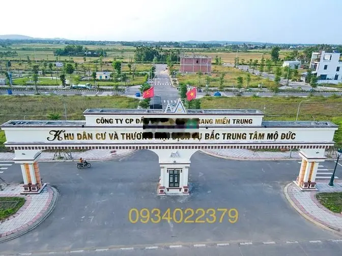 Dự án Mộ Đức New Center: 6x20: giá chỉ còn 7xx tr/ lô