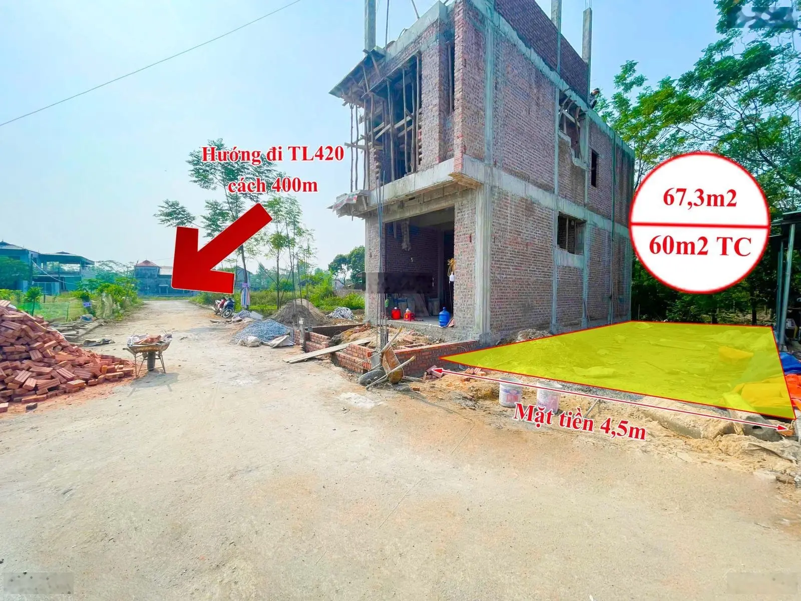 1,8 tỷ có ngay mảnh đất gần CNC Hoà Lạc - Cách ĐH FPT 1,5km