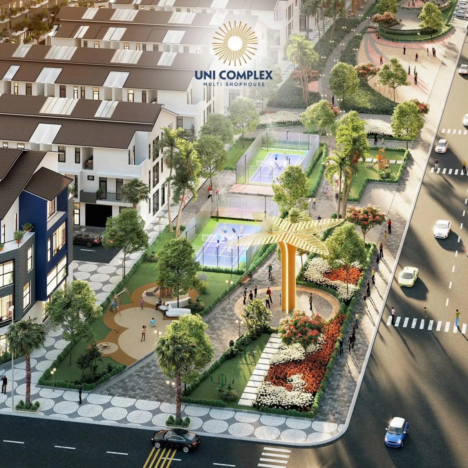 Bán shophouse tại Uni Complex, 5 tỷ VND, 150m2, 4PN, 2WC, pháp lý đầy đủ