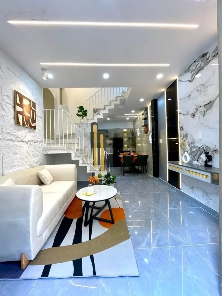 Bán gấp siêu phẩm nhà đẹp giáp Quận 1. Vũ Huy Tấn P3 Bình Thạnh 60m2 4 tầng 3PN 4WC hẻm ôtô 6m 3tỷ7
