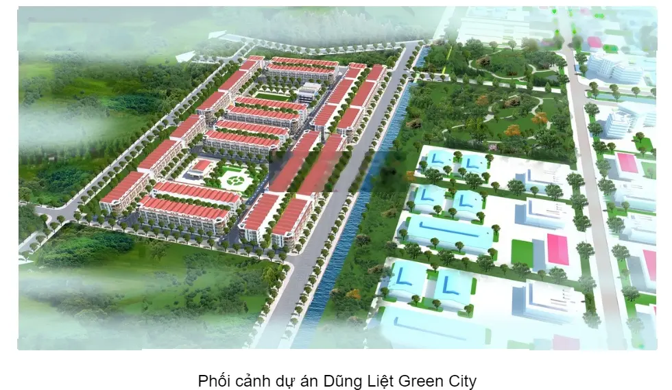 Bán lô đất nhìn trung tâm TM dự án Dũng Liệt 100m2 MT 5m