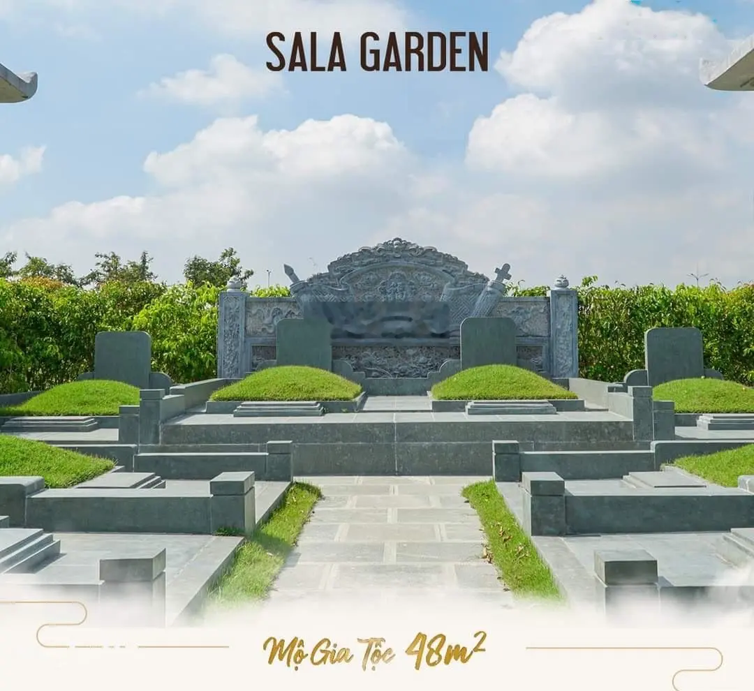 Hoa viên Sala Garden HCM 47tr/mộ, sổ cầm tay