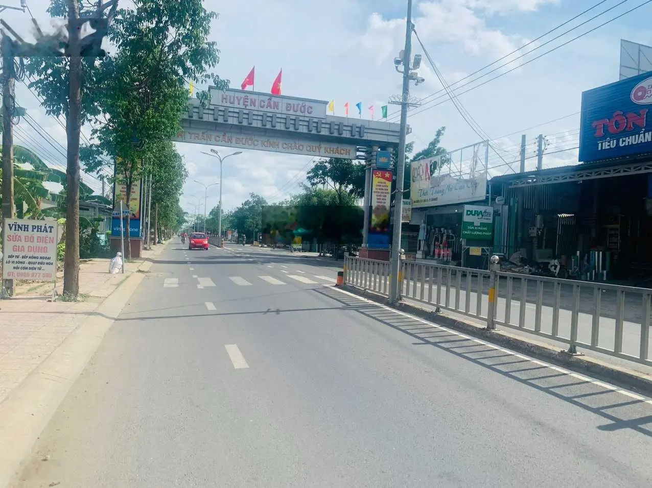 Chủ cần tiền bán gấp 309m2 thổ cư MT QL50 ngay cổng chào TT Cần Đước, Giá quá rẻ