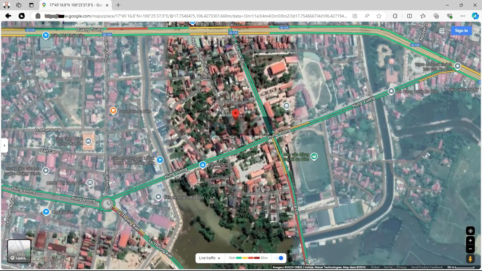 Bán 276m2 đất ngõ 43 Nguyễn Phạm Tuân, Phường Ba Đồn, thị xã Ba Đồn