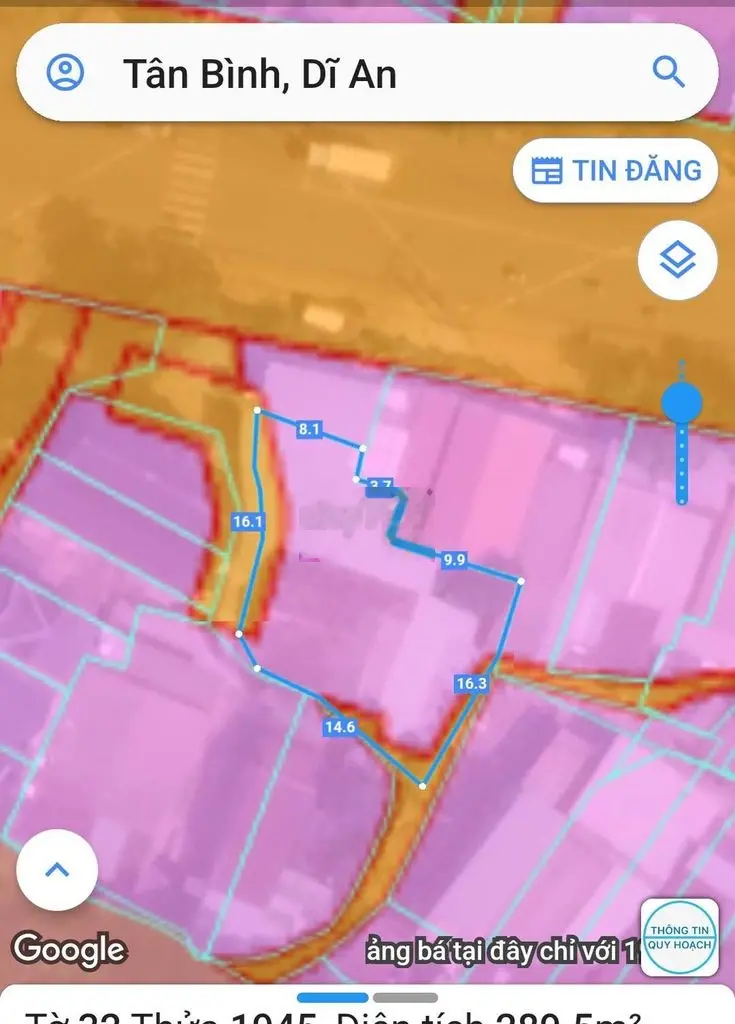 Bán 290m2 Tc tặng nhà, MT hụt Bùi Thị Xuân