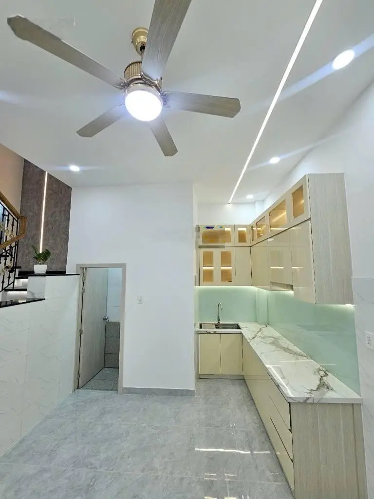 BÁN NHÀ ĐƯỜNG 6M, SÁT MT TÂN HÒA ĐÔNG - BÌNH TÂN, 5mx13,5m - 4 tầng mới đẹp - 7.3 tỷ
