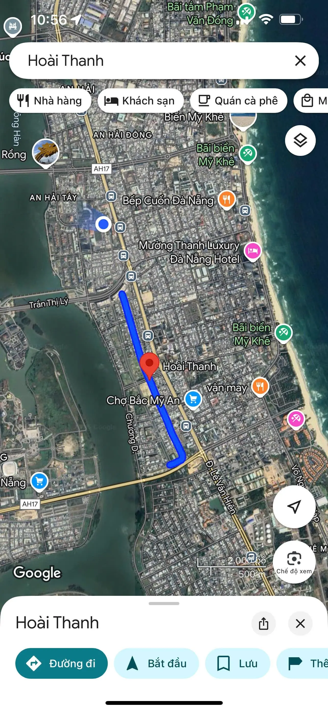 Bán nhà đẹp 3 tầng mặt tiền đường 7m5 Hoài Thanh, gần Dương Khuê, Mỹ An, Ngũ Hành Sơn