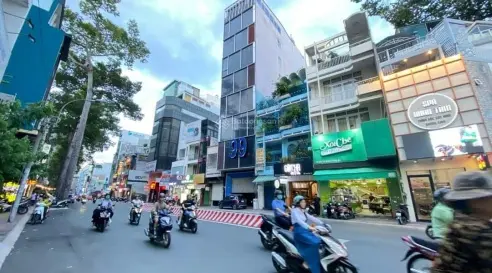 Góc 2 MT Võ Văn Tần, P.5, Quận 3, 8.2x21m, 5 tầng - HĐT: 220 triệu/tháng, giá 59 tỷ