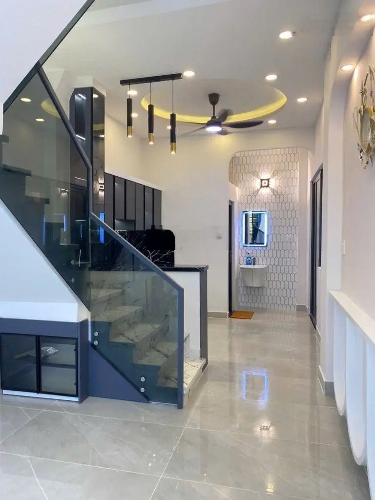 Bán Nhà mới Đẹp 4 Tầng gần cv BÌNH PHÚ -35m2 - Hẻm 4m thông- Sổ Hồng Riêng - NGUYỄN VĂN LUÔNG Q6