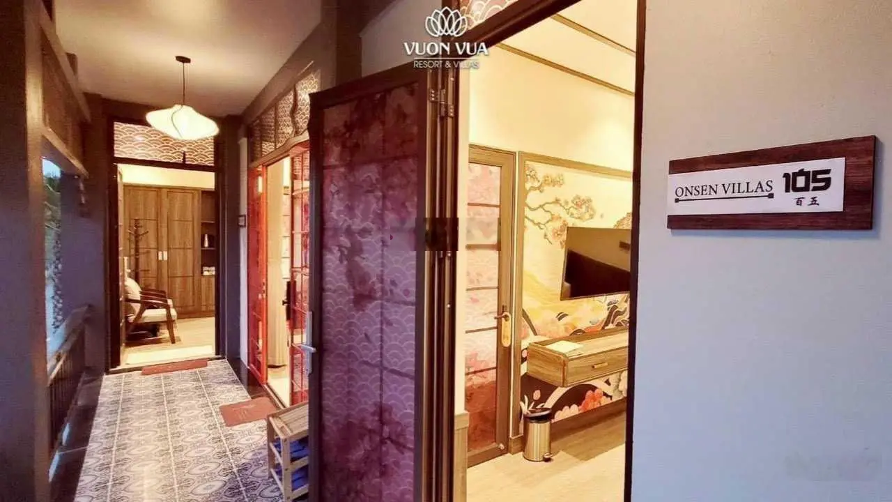 Ký trực tiếp cđt 2 căn dinh thự Onsen Villas siêu vip Vườn Vua Resort Imperial Lotus chỉ từ 6.3 tỷ