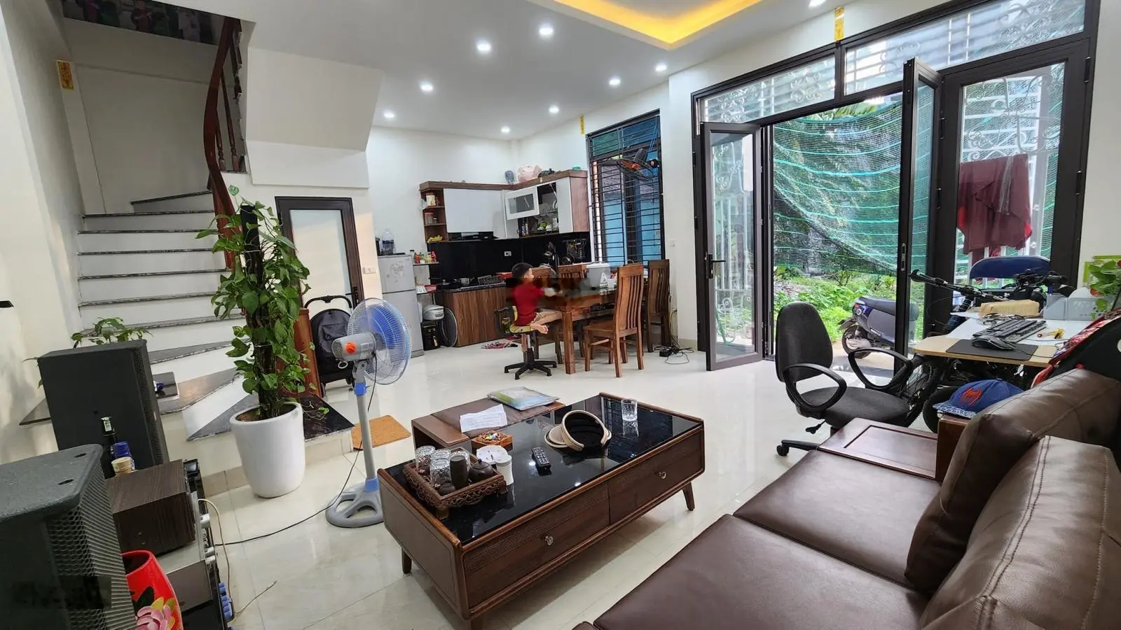 Nhà 3 Tầng Trần Lãm, tp Thái Bình gần viện MắtMặt tiền rộng : 6,62mHướng Đông Bắc