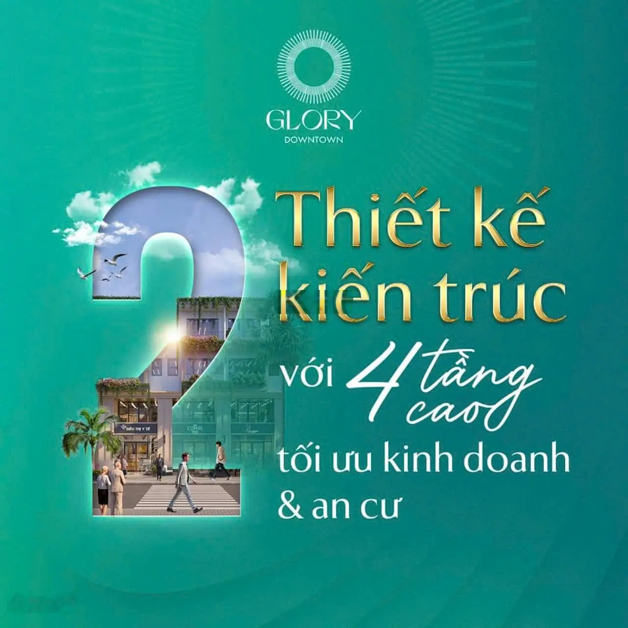 Bán biệt thự đẹp tại Glory Downtown, Thái Bình, giá tốt