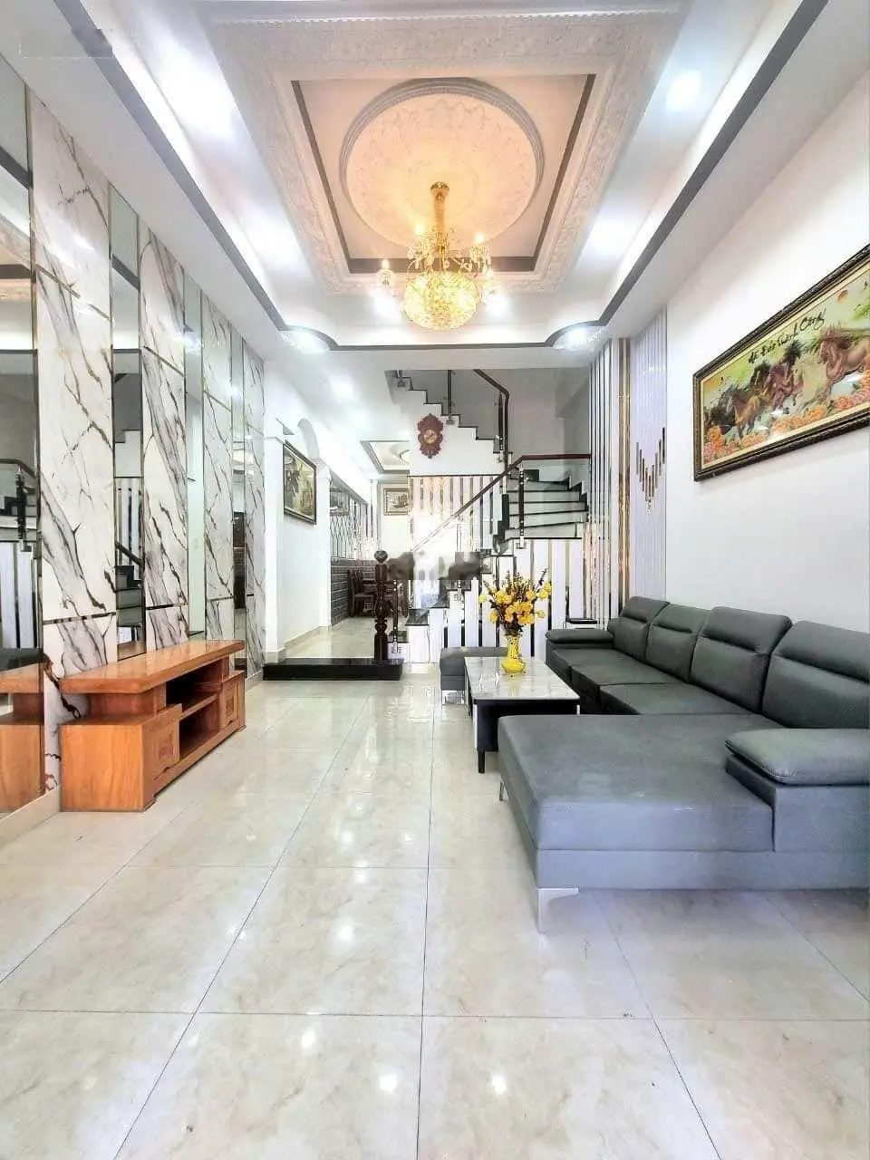 Nhà đẹp 3 lầu hẻm 1979 ( huỳnh thị đồng ) - thị trấn nhà bè.