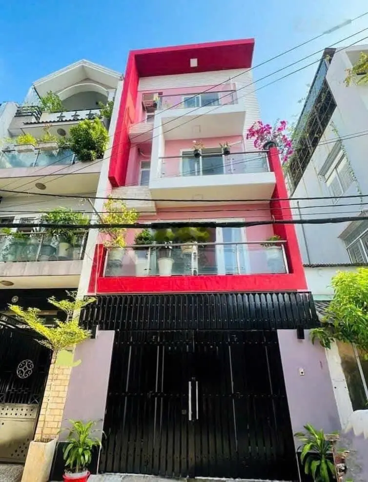 Hẻm nhựa 8m thông đường Nguyễn Hữu Tiến. Ngang 5m, 5 tầng. Giá 8.9tỷ TL
