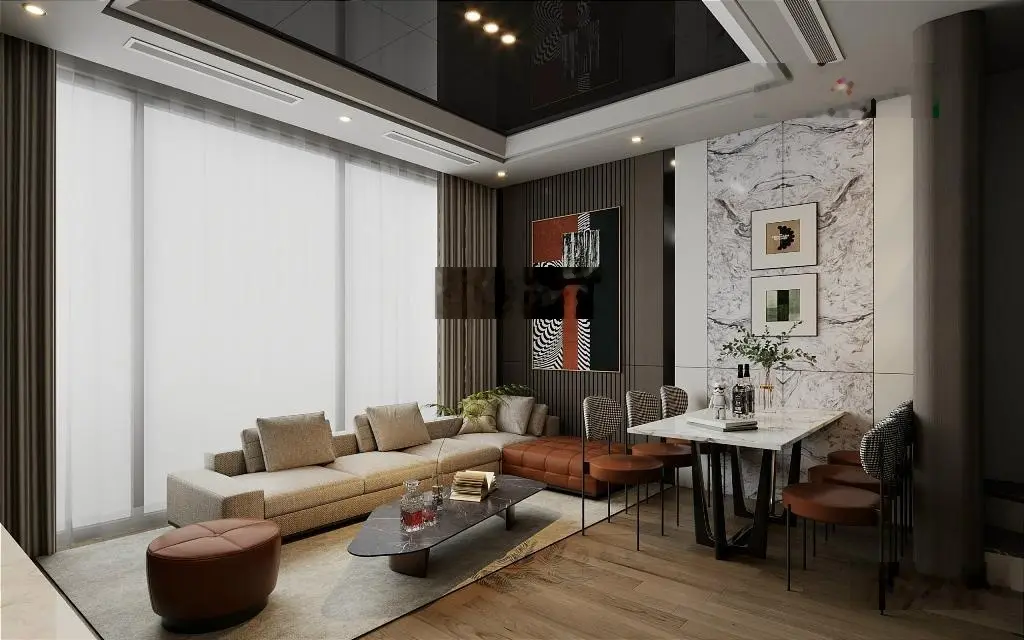 Nhà mới. Thiết kế hiện đại. Full nội thất