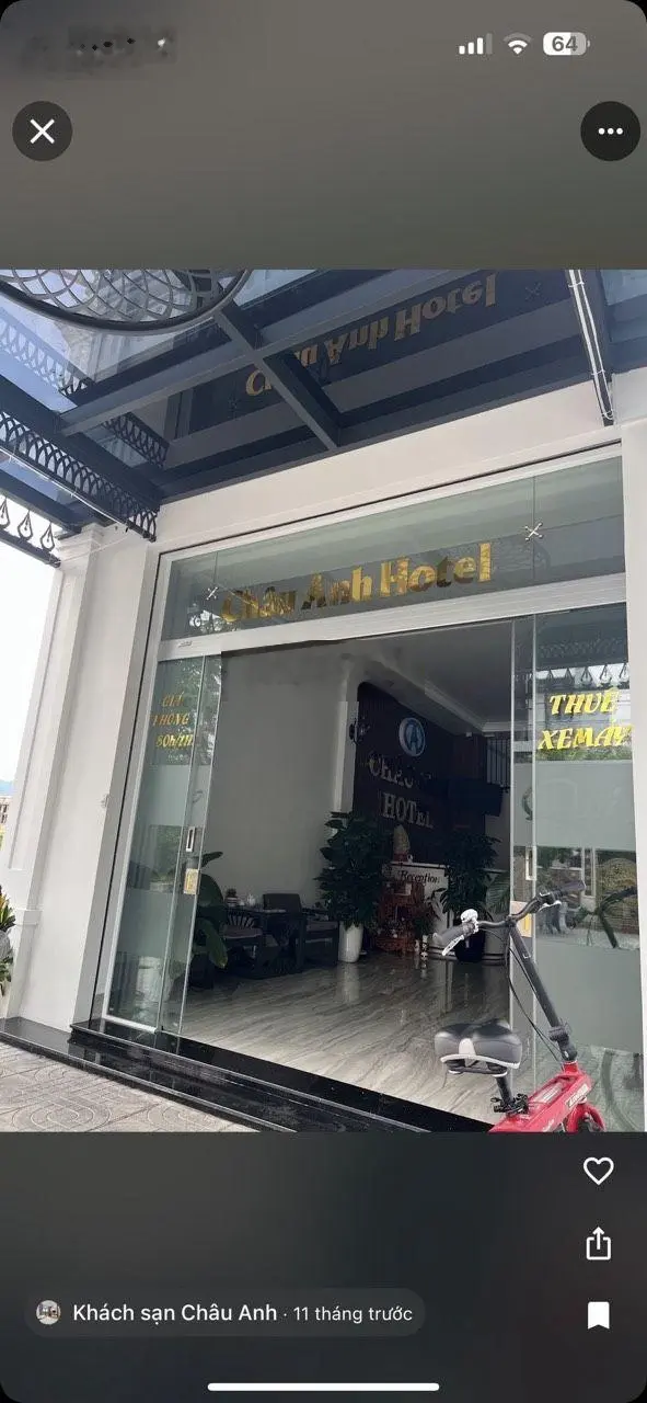 Bán nhà nghỉ sát đường Mê Linh.sát chung cư.đang kinh doanh ổn định.