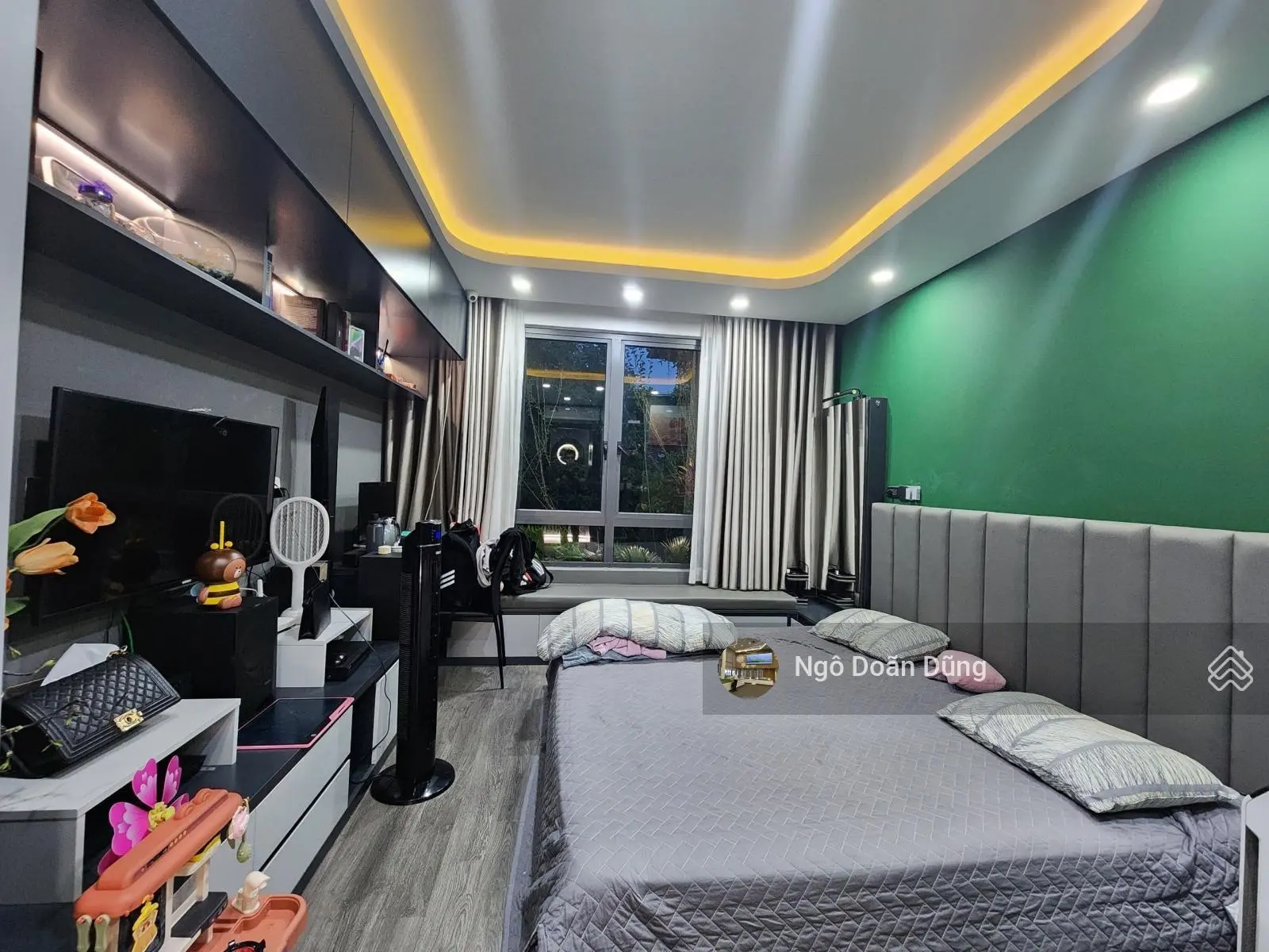 Bán liền kề 117m2 Gamuda 3 tầng MT 5.5m nội thất cao cấp sang trọng, đối diện vườn hoa 0904 744 ***