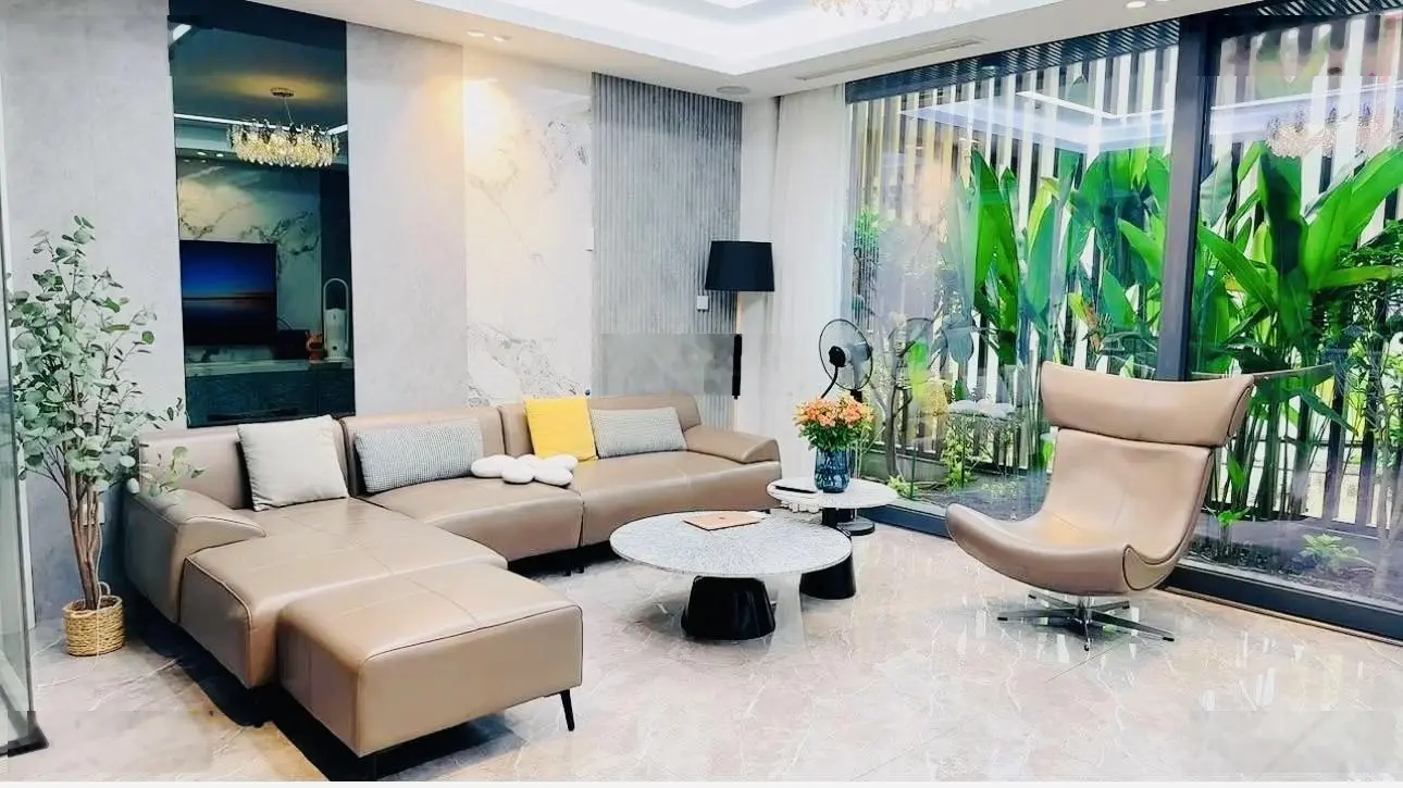 Thang máy 2 xe 7 chỗ trong nhà, ở+văn phòng dòng tiền 60tr/th DT 85m + 6tầng + MT 6,3m*26tỷ có TL