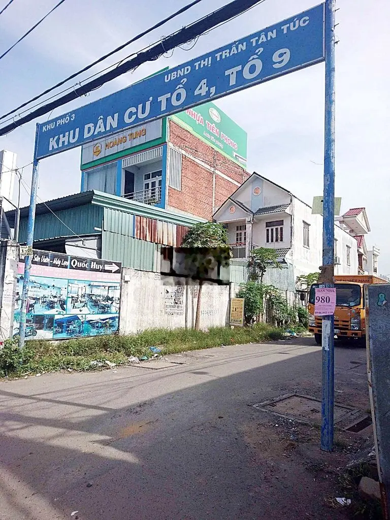 Đất nền kdc bùi thanh khiết tt tân túc