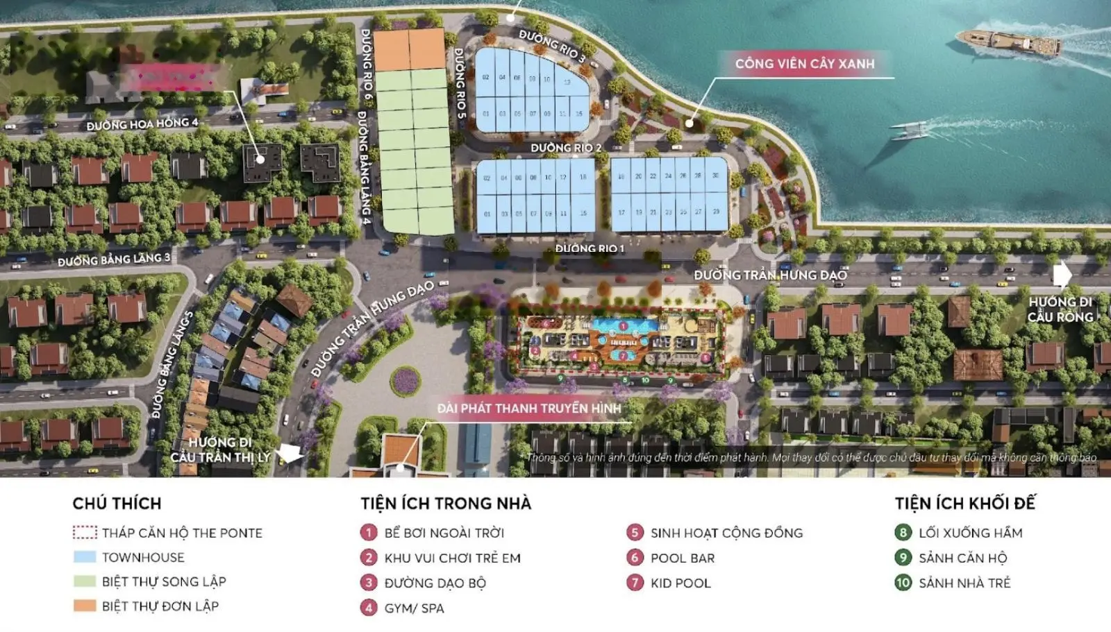 Chỉ với 7 tỷ - sở hữu ngay căn hộ cao cấp 2 phòng ngủ view trực diện sông Hàn - sổ đỏ lâu dài