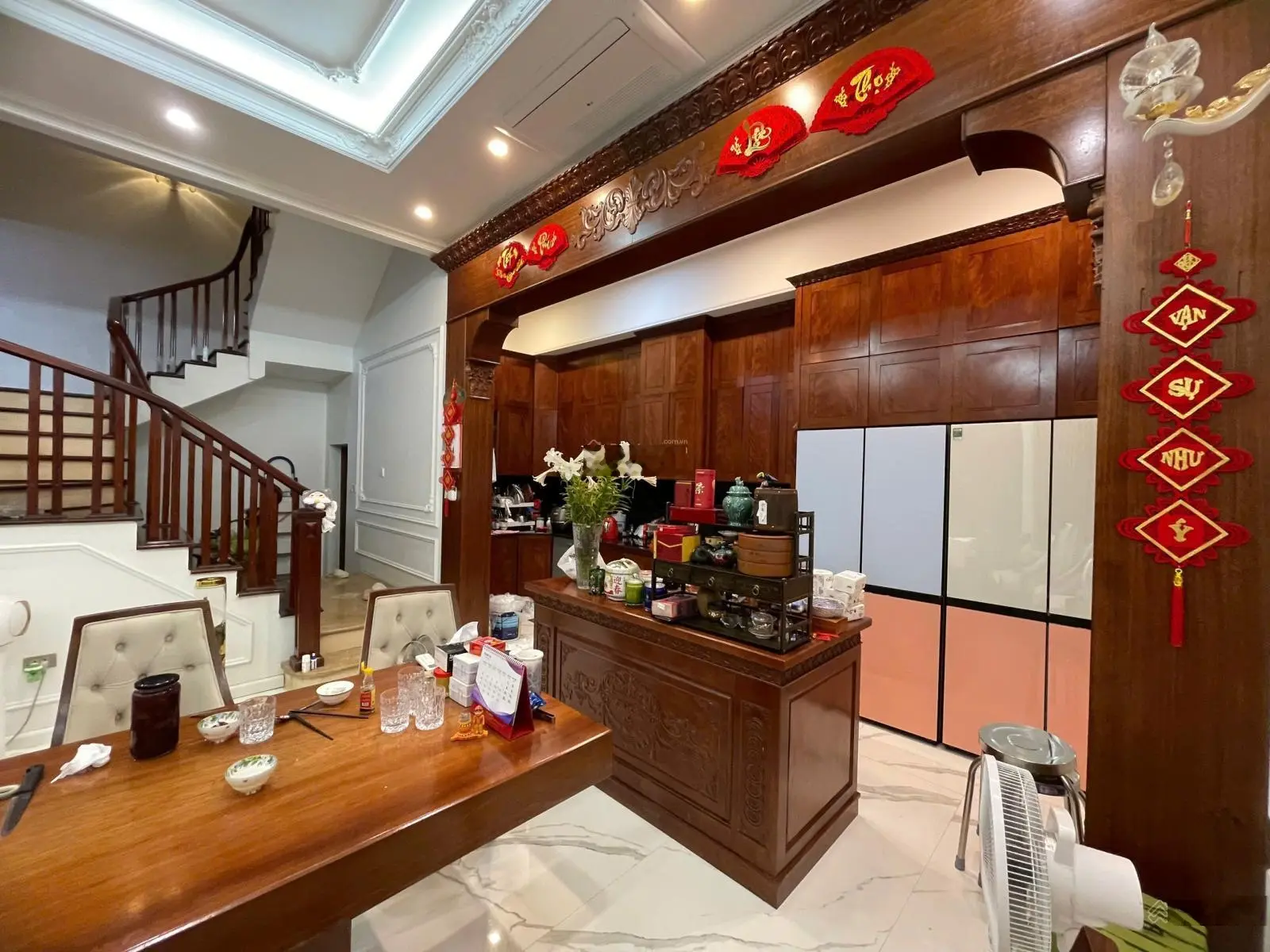 Biệt Thự Có Hầm Full Khu Cán Bộ Lão Thành CM - Trần Kim Xuyến 240m2 Mt 15m Nhà Đẹp Ở Ngay