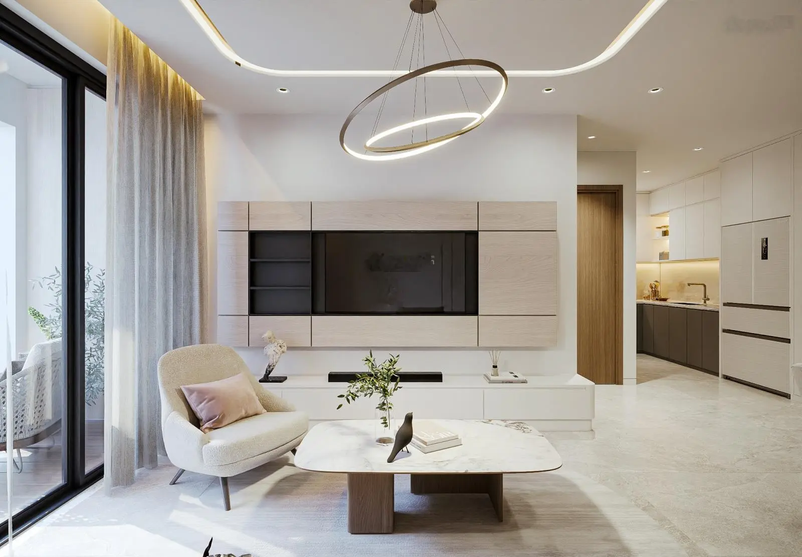 Bán căn hộ chung cư tại đường Lạc Long Quân, 1,4 tỷ VND, 51,36m2 - căn hộ thô