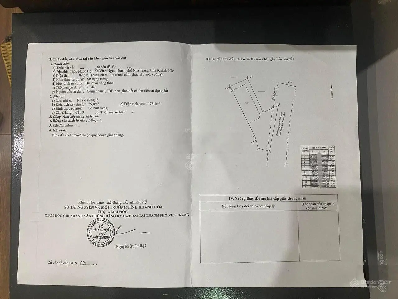 Bán nhà 3 tầng hẻm Lương Định Của 89.6m2 giá 2tỷ850 TL, 0799 299 ***