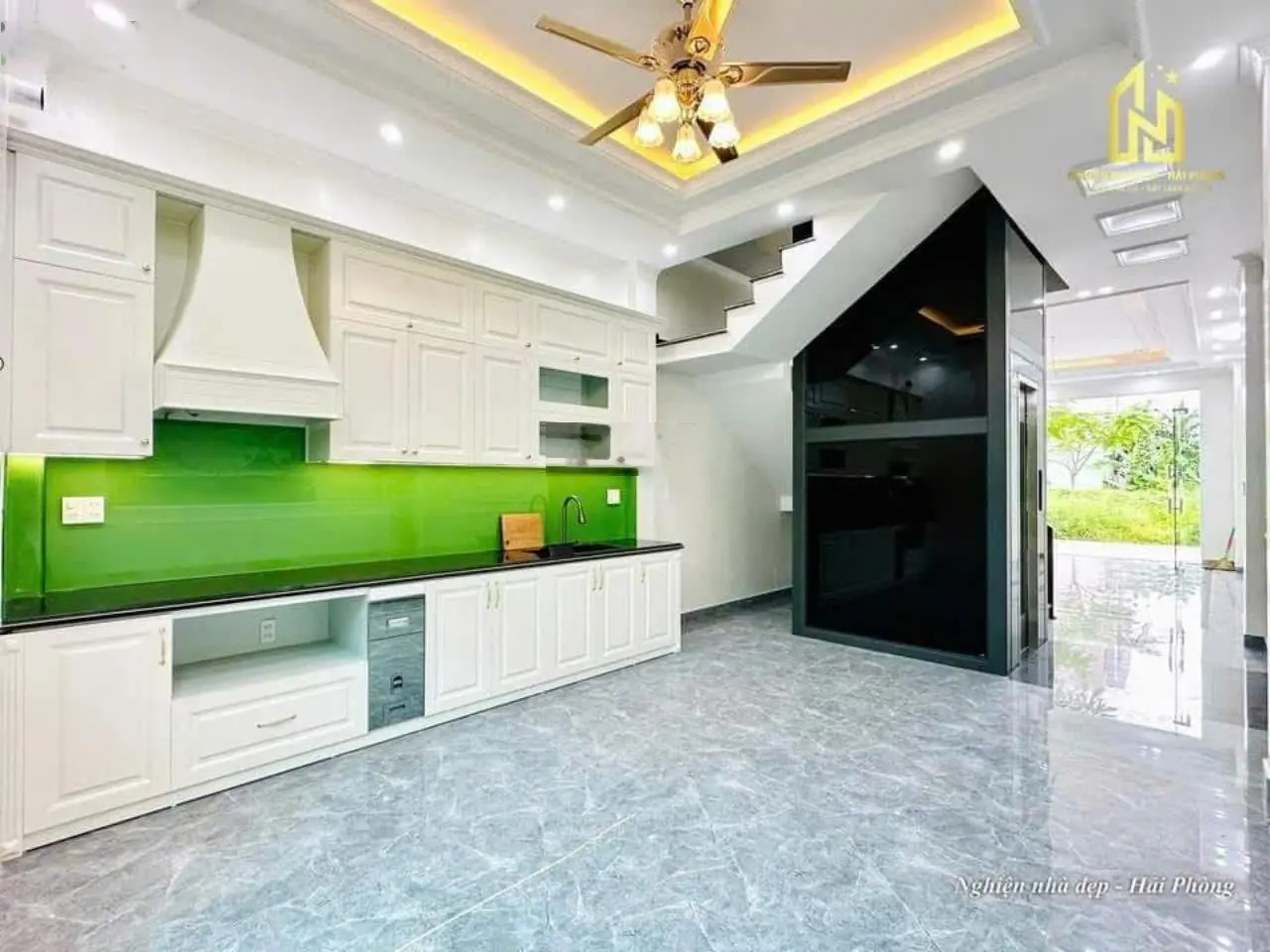 SIÊU PHẨM NHÀ ĐẸP CÓ CẦU THANG MÁY - Đ.LẬP KHU TĐC ĐÀ NẴNG, DT 71.4 m2, 4 tầng, 4 ngủ, 3wc, GR oto