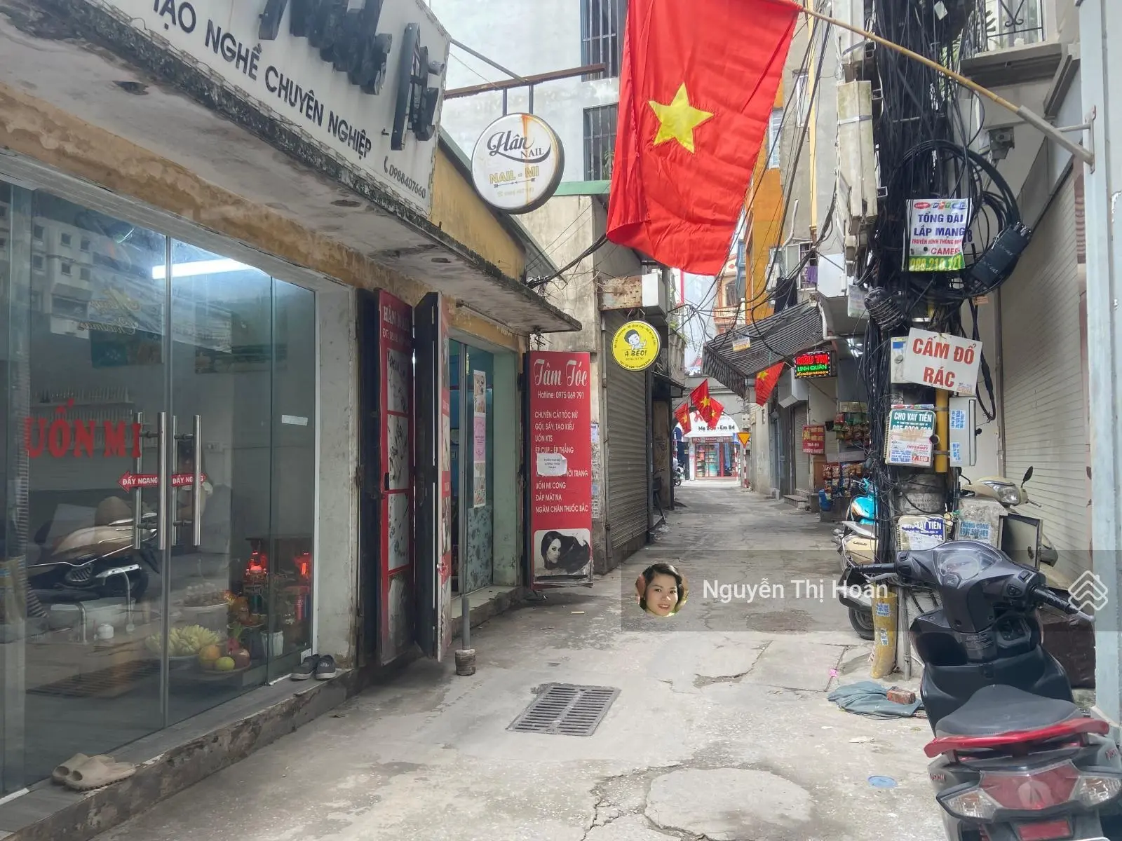 Bán nhà mặt ngõ Trương Định 4 tầng đẹp 25m2-4,83 tỷ-ngõ thông
