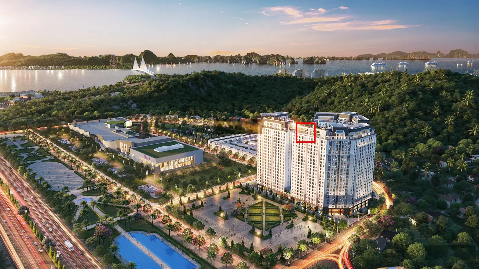 Dragon Castle siêu Vip căn 2pn 2wc tầng 19 View biển, full đồ, đóng dãn 3 năm bỏ trước 600tr về ở