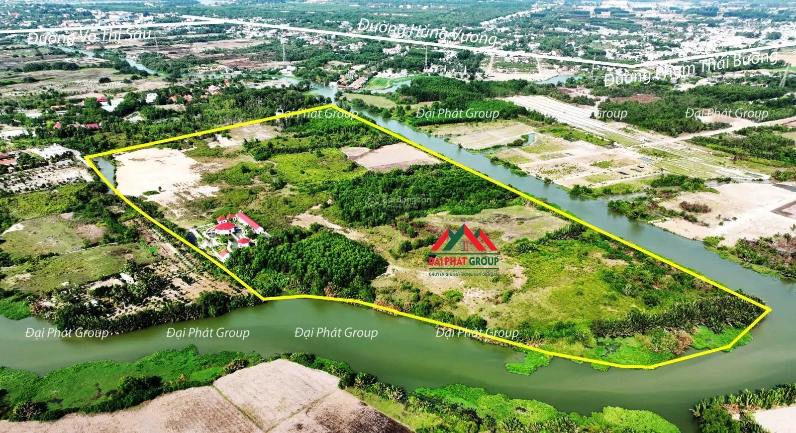 Quỷ đất hiếm 11.5ha đất ven sông xã Phú Đông - Huyện Nhơn Trạch - Đồng nai