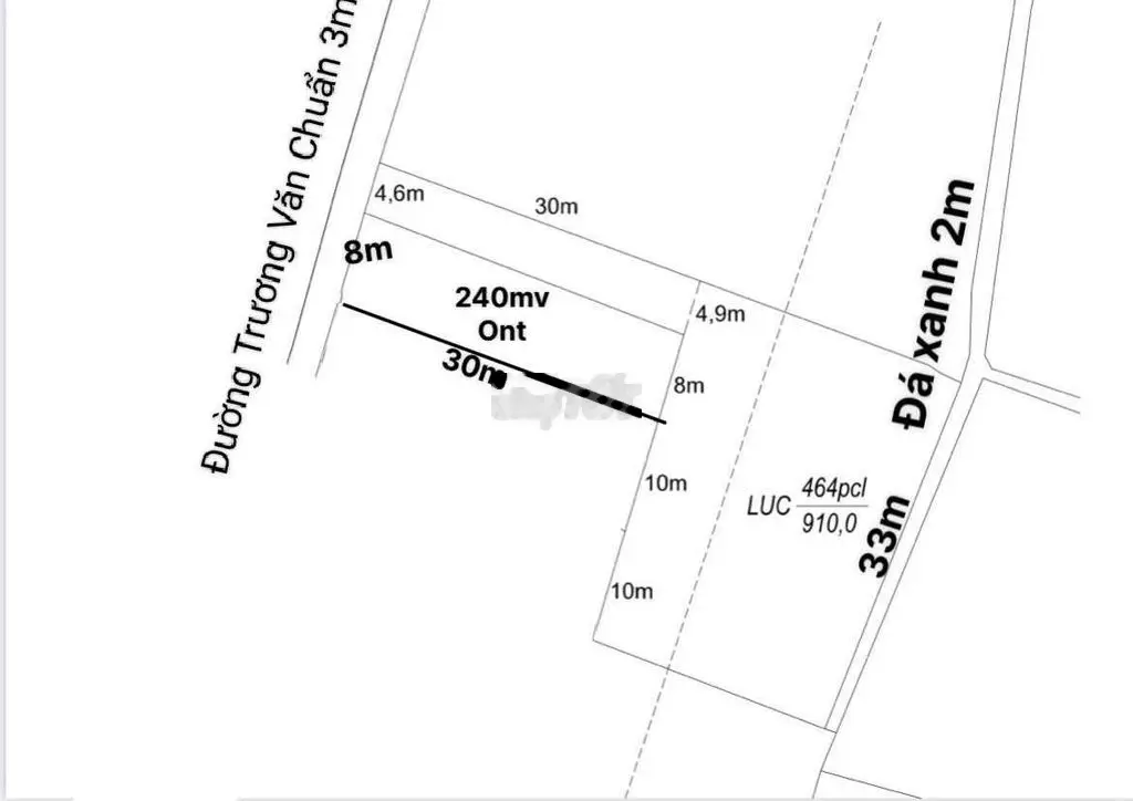 Đất 1100m2 có 240m2 thổ, xe hơi tới giá 1.35 tỷ