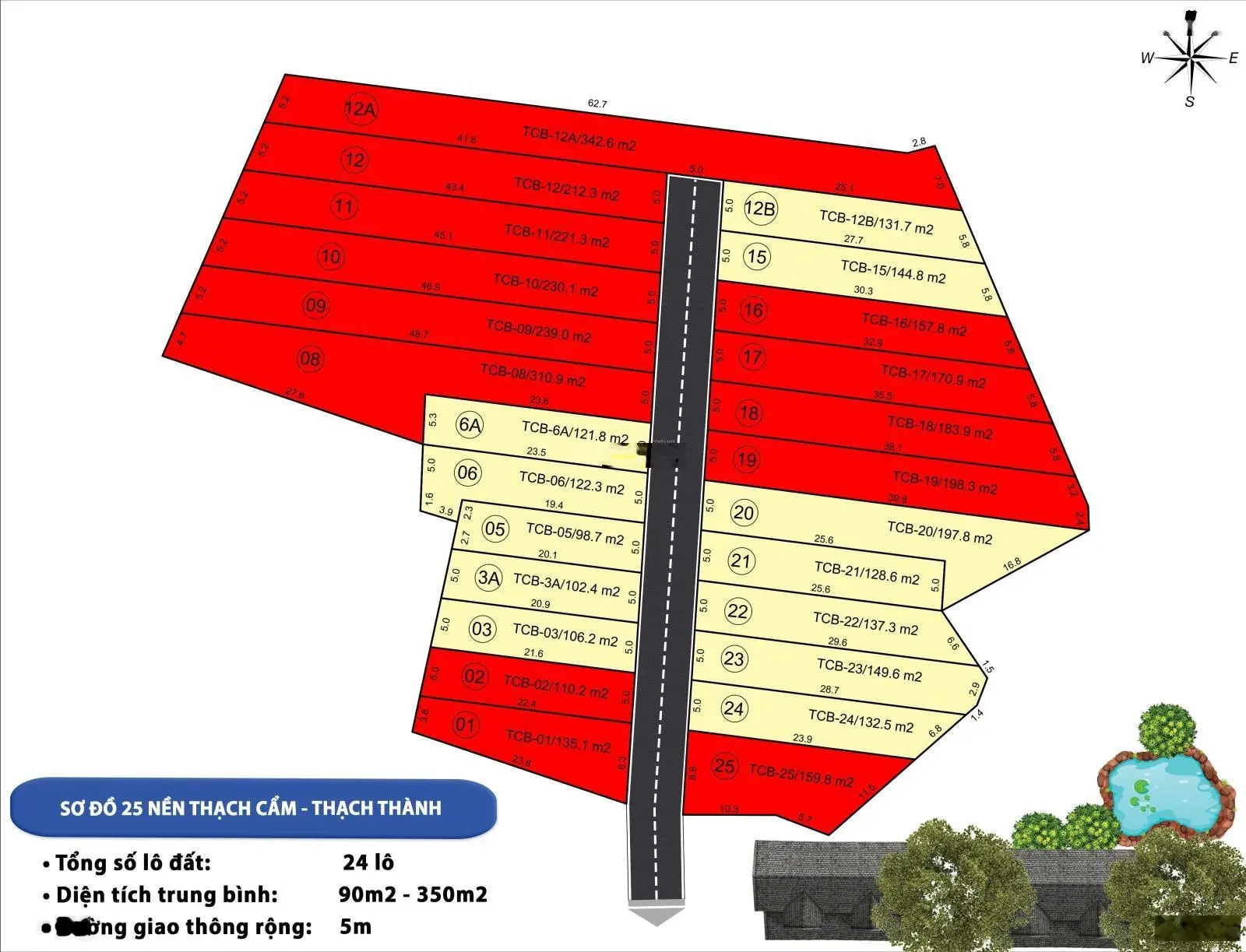 Đồng giá 140 triệu lô đất ngay đường Tỉnh Lộ 516 & Quốc Lộ 217B diện tích lên tới 300m2/ lô