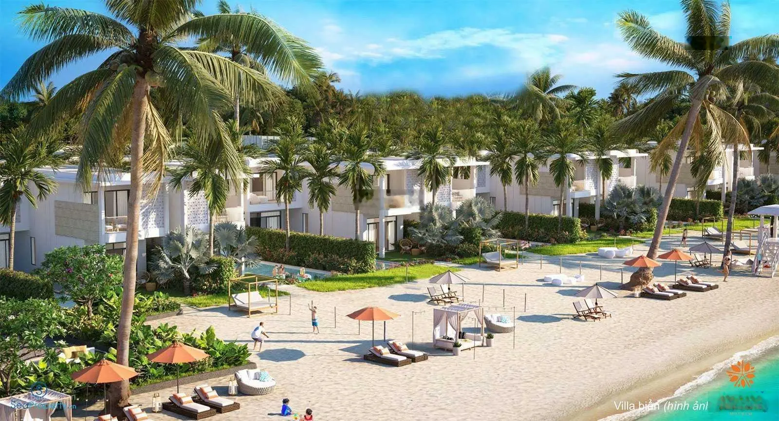 Biệt thự 3PN nghỉ dưỡng kế bên Melia tự do lưu trú tại Hồ Tràm - bàn giao nội thất tiêu chuẩn 5sao