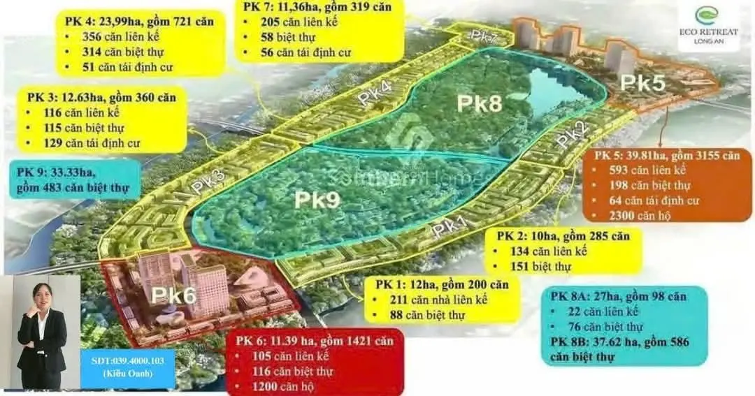 Booking GĐ1 Eco Retreat - Cơ hội đầu tư giai đoạn 1 nhà phố và biệt thự. 039 4000 103 Oanh