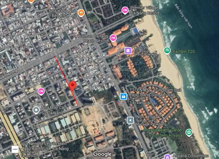 bán lô mặt tiền đường 11,5m Phạm Kiệt gần Hồ Xuân Hương, ngang 6m view biển đẹp
