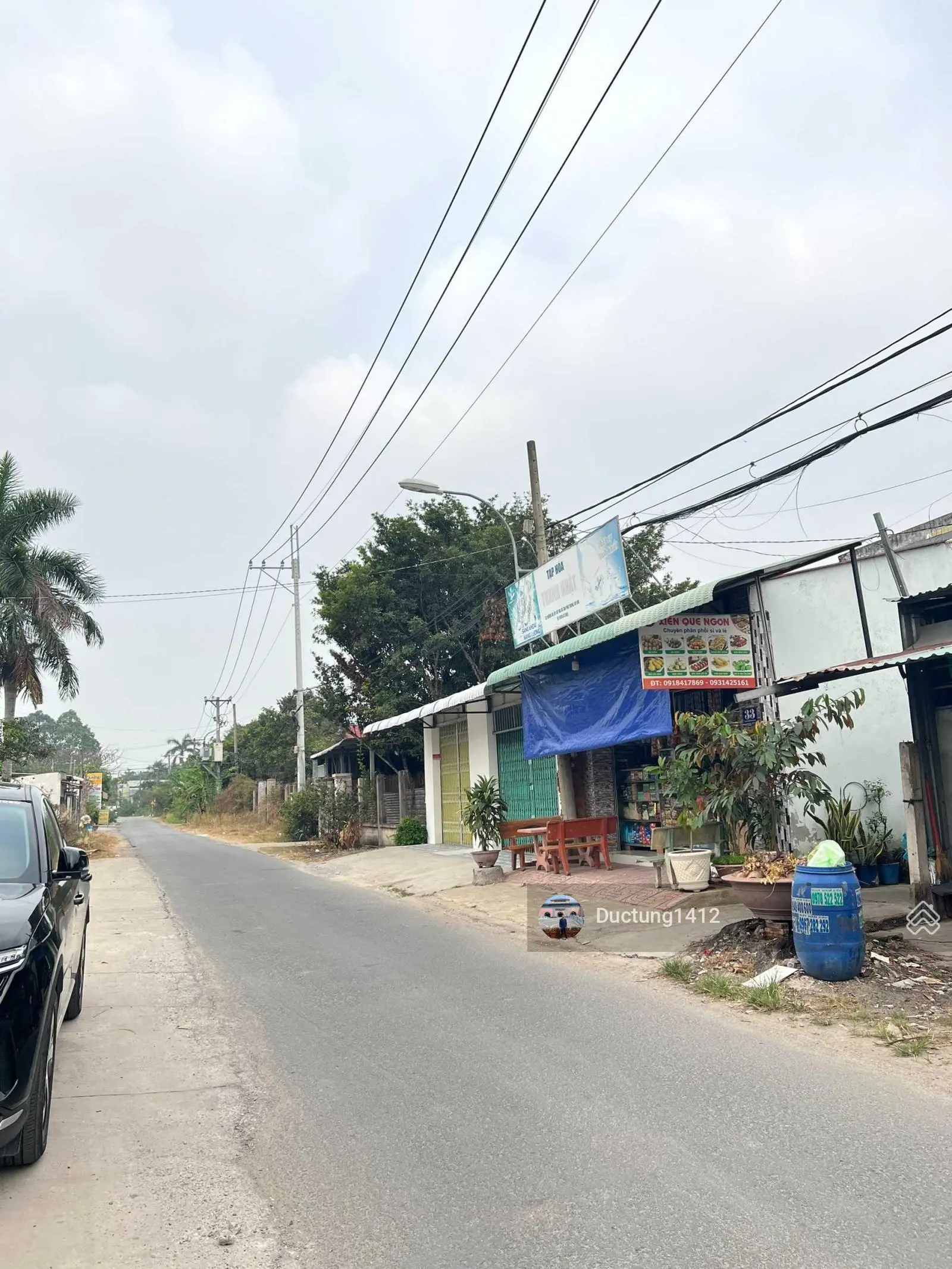 Dãy trọ ngay chợ Trảng Bàng, 5x22m = 114m2, nở hậu, 5 phòng cho thuê kín, sổ riêng