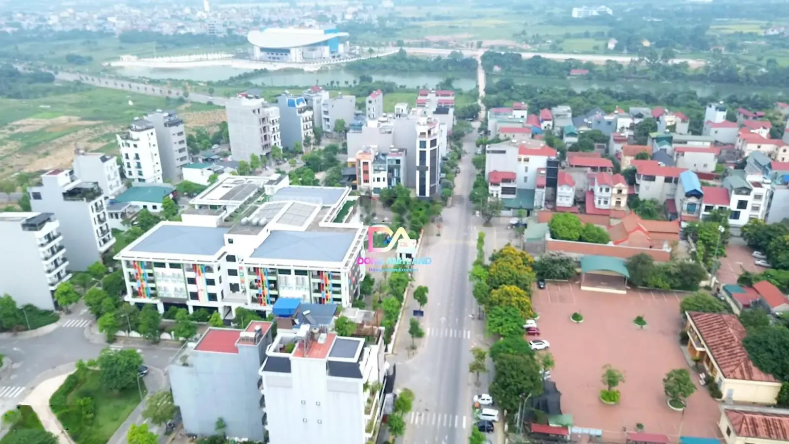 Bán đất đấu giá Vườn Đào Đông Anh kinh doanh view vườn hoa