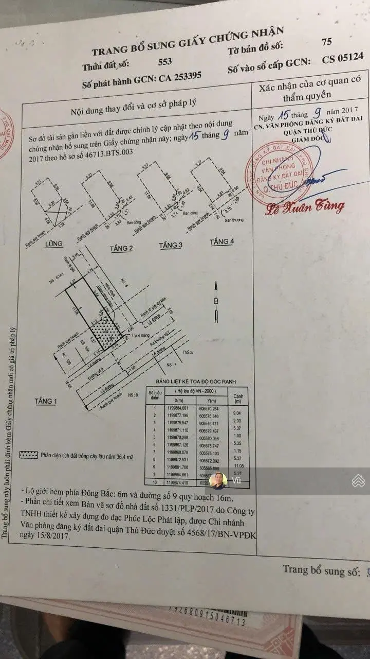Bán nhà 5 tầng kinh doanh căn hộ dịch vụ góc 2 MT, gần Vạn Phúc, thu nhập 30tr/th, giá 9.6 tỷ
