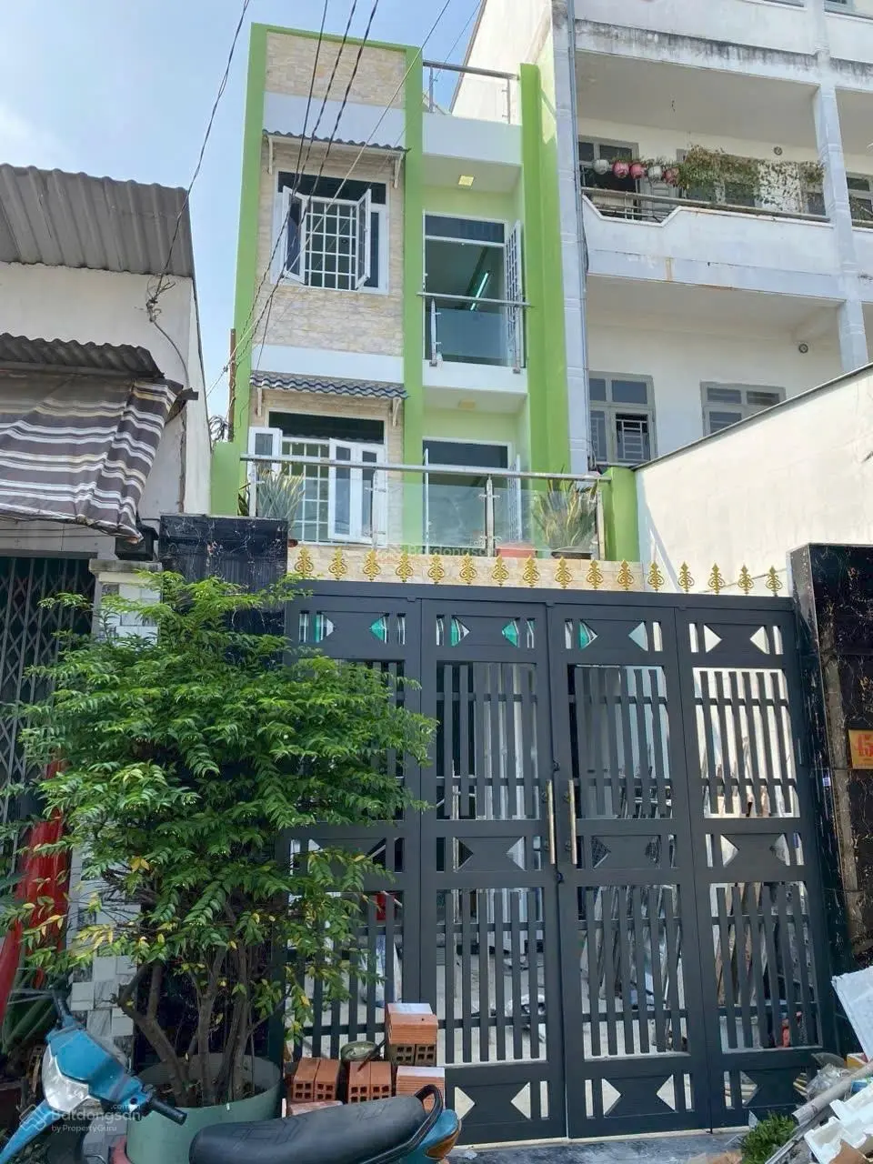 Nhà 4x25m 3 lầu, hẻm 45 Liên Khu 16 18, đường thông xe tải